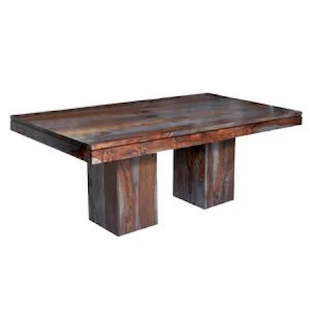 Double Pedestal Dining Table